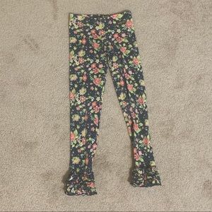 Matilda Jane Floral Ruffle leggings